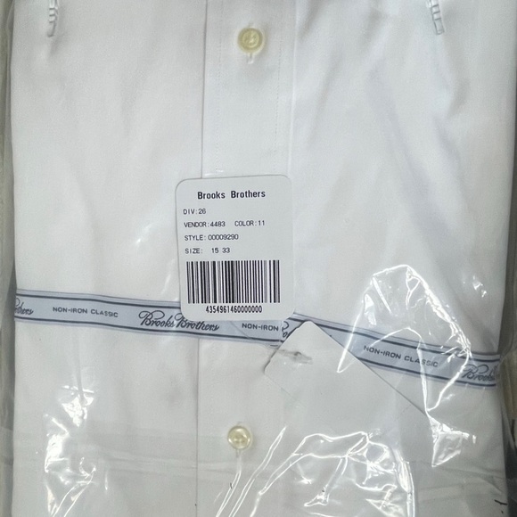 New w Box BROOKS BROTHERS DRESS SHIRT 15 “ X 33 NWT GIFT - Picture 2 of 7